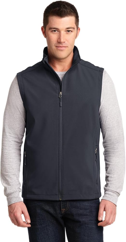 Port Authority Core Soft Shell Vest J325 - Battleship Grey J325 M