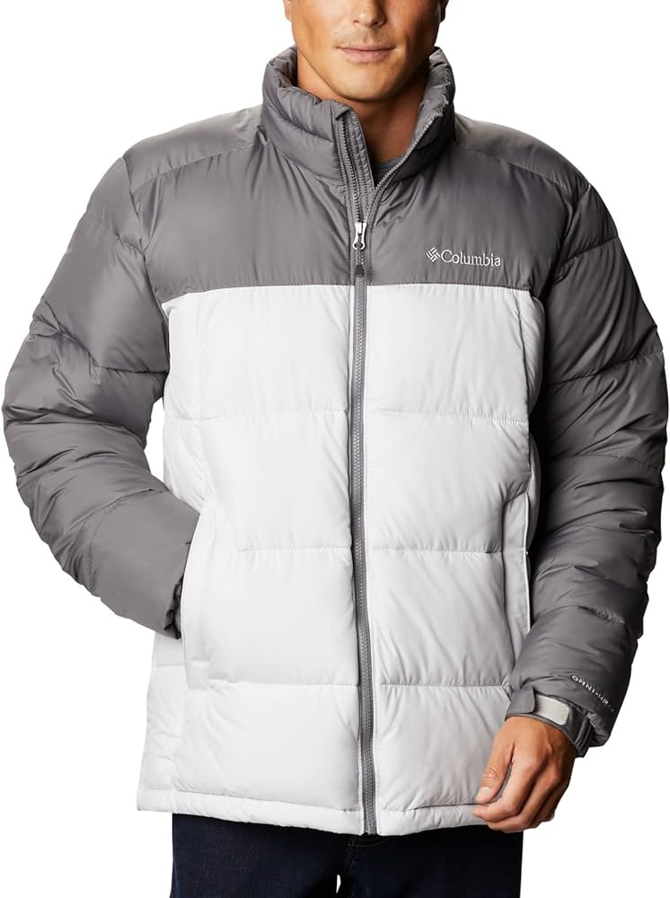 Columbia Men's Pike Lake Jacket, Nimbus Grey/City Grey, Large