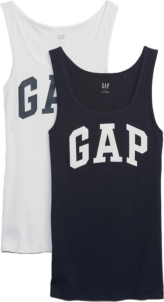 GAP Women's 2-Pack Ribbed Tank Top