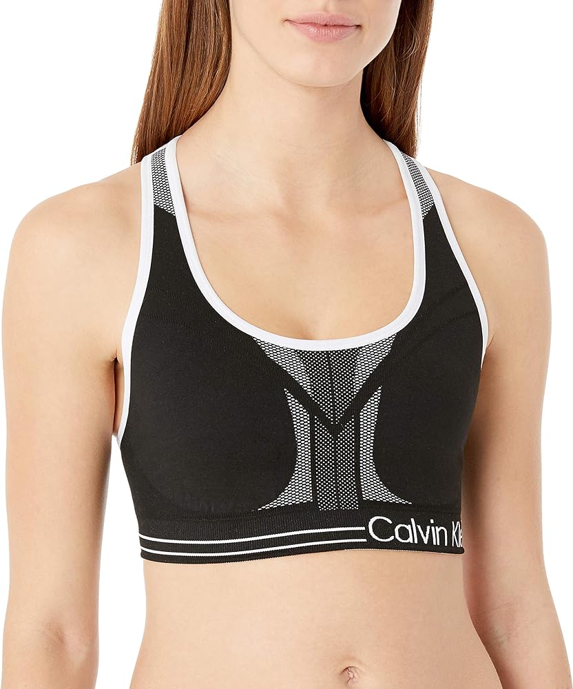 Calvin Klein Women's Medium Impact Reversible Sports Bra