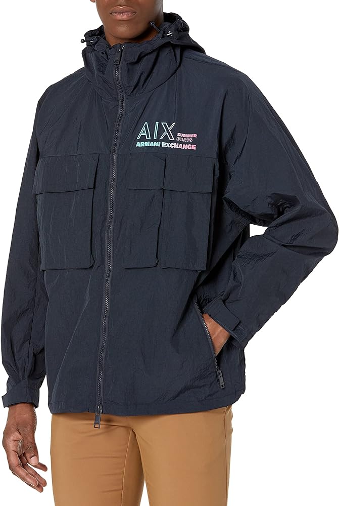 A｜X ARMANI EXCHANGE Men's Summer Beaths Utility Jacket