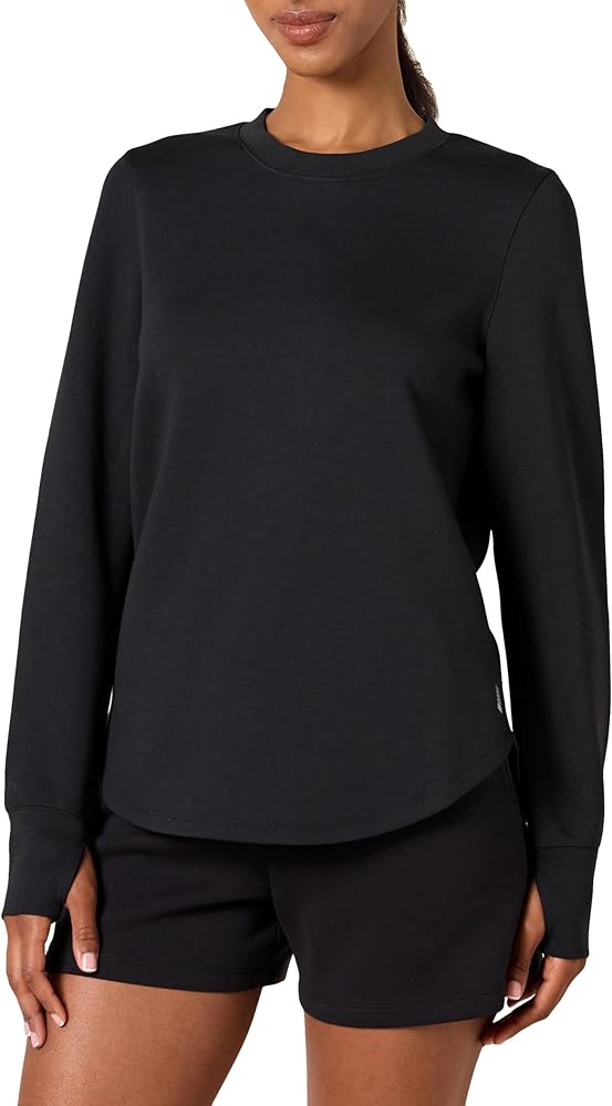 Amazon Essentials Women's Active Sweat Standard-Fit Long-Sleeve Crewneck Sweatshirt