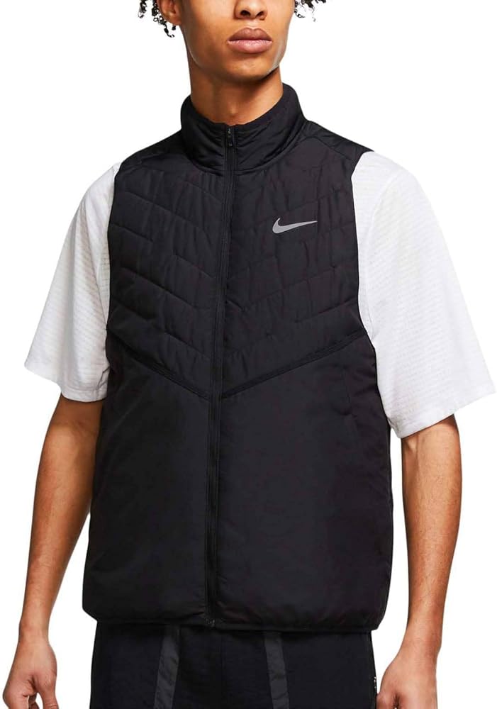 Nike Therma-Fit Repel Men's Vest (DD5647, US, Alpha, Large, Regular, Regular) Black