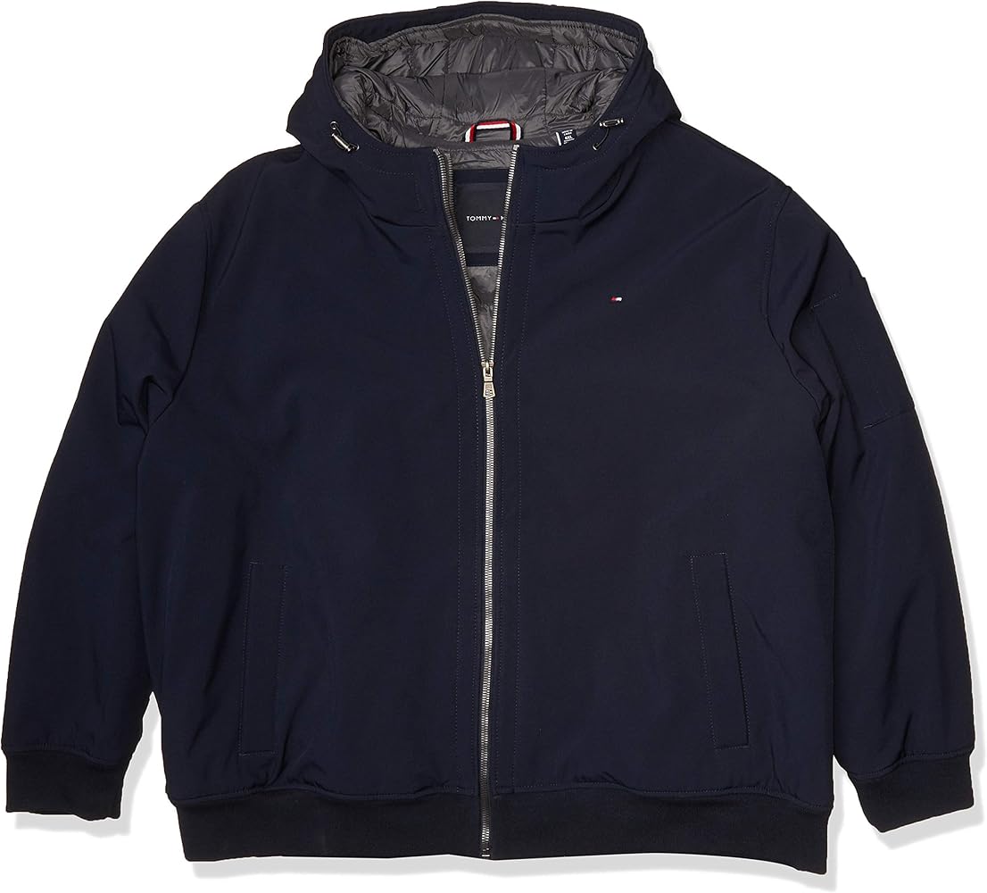 Tommy Hilfiger Men's Soft Shell Active Filled Bomber Jacket