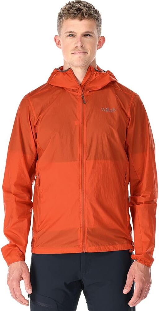 Rab Men's Vital Hoody Ultralight Windproof Shell Jacket for Hiking, Trail Running, & Climbing