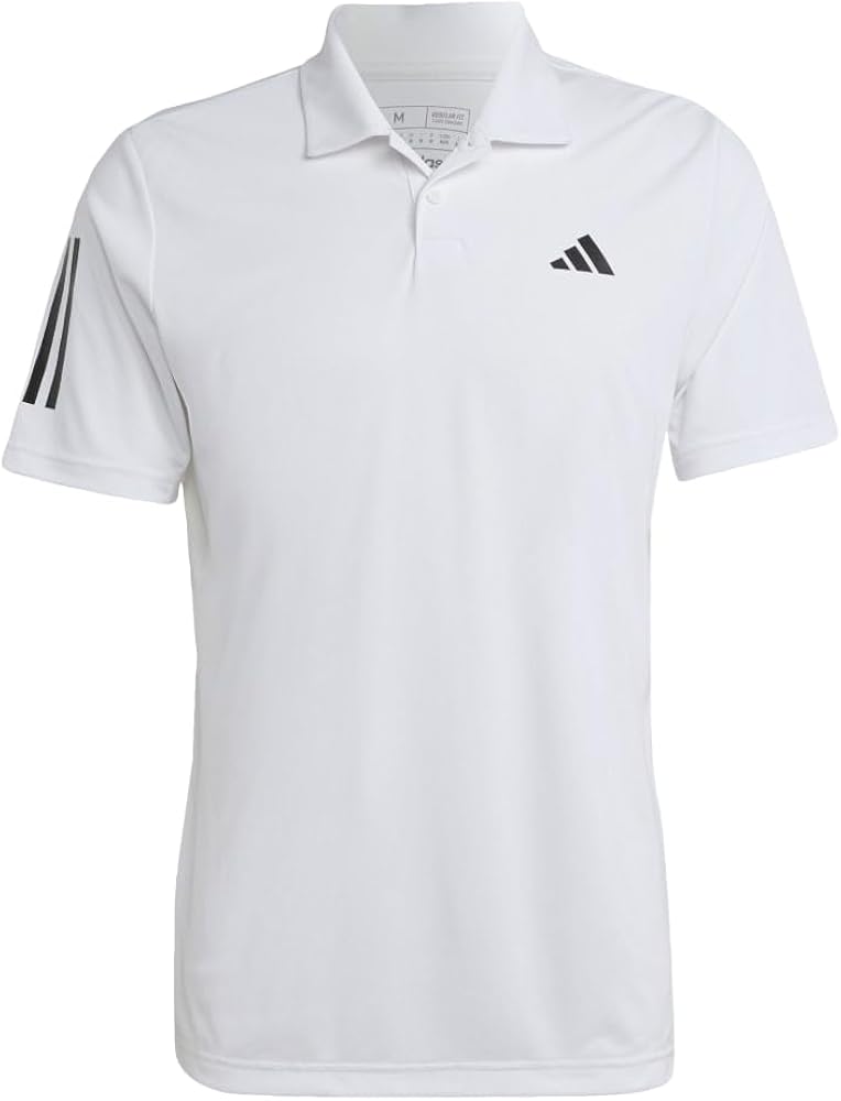 adidas Men's Club 3-Stripes Tennis Polo Shirt