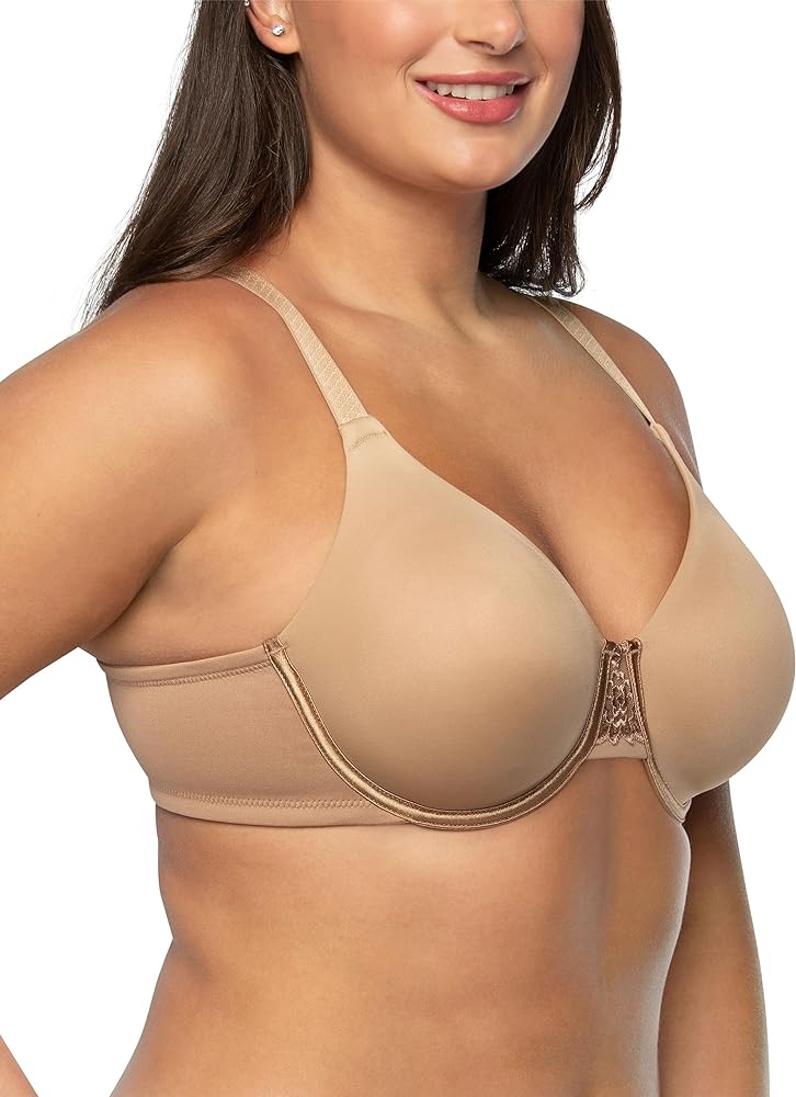 Vanity Fair Women's Beauty Back Smoothing Minimizer Bra, Minimizes Bust Line up to 1.5", Non Padded Cups up to H