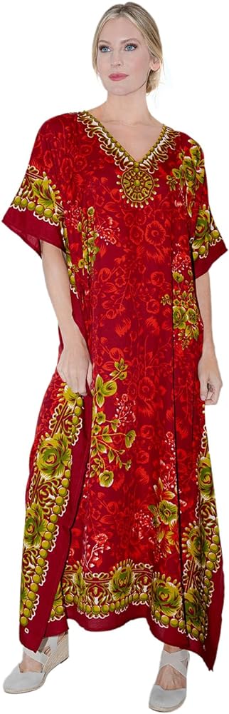 Miss Lavish London Women's Kaftan Dresses, Sizes S-3XL, Regular & Plus Size Kaftans