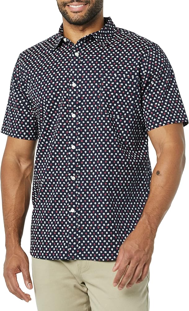 Amazon Essentials Men's Slim-Fit Short-Sleeve Poplin Shirt