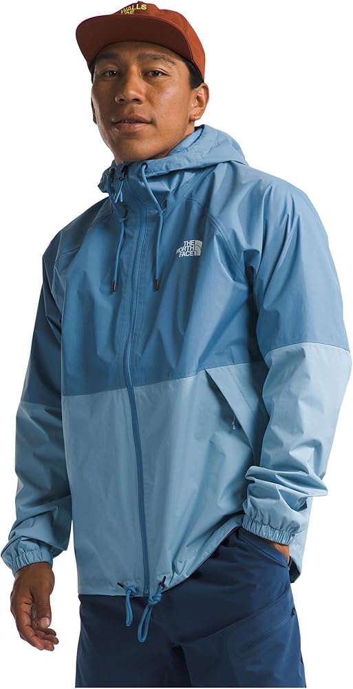 THE NORTH FACE Men's Antora Rain Hoodie (Big and Standard Size), Indigo Stone/Steel Blue, Large