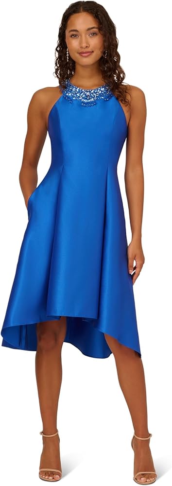 Adrianna Papell Women's Mikado Fit&Flare Party Dress