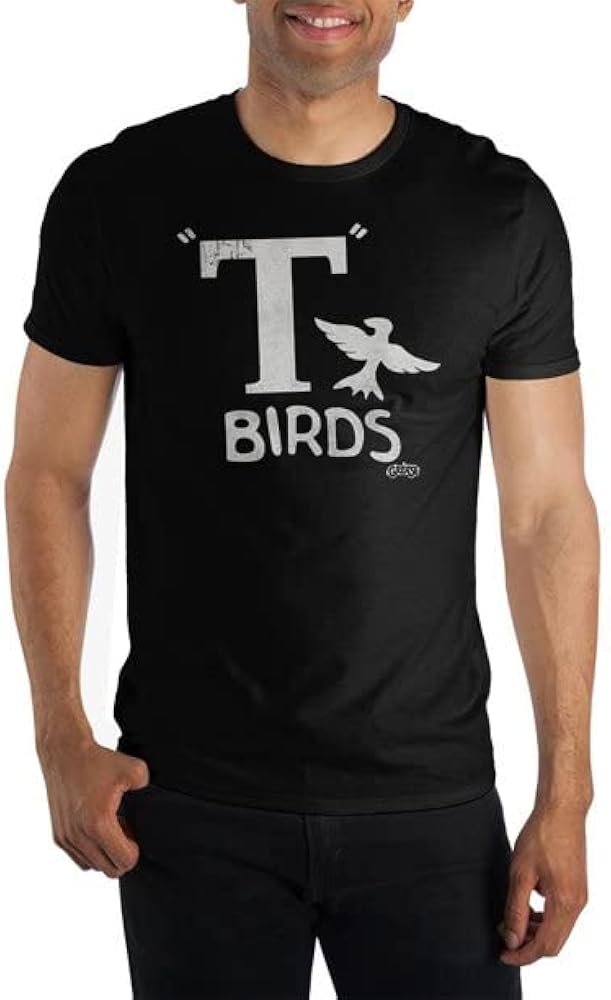 Grease T-Birds Crew Neck Short-Sleeve T-Shirt