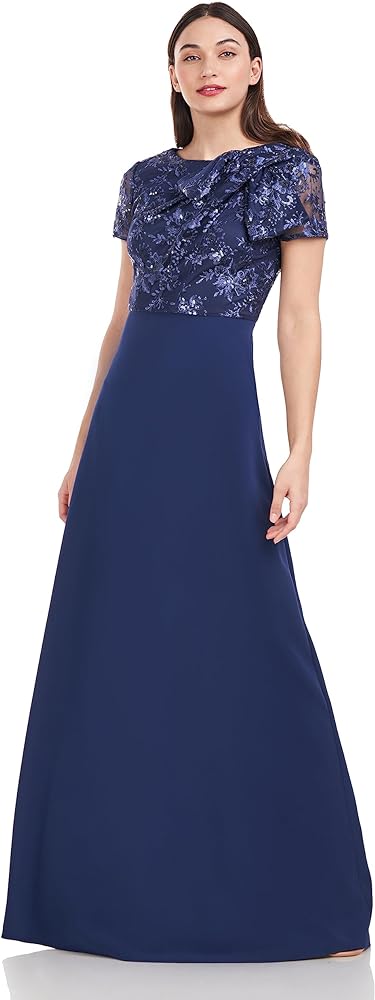 JS Collections Women's Rae Bow Detail Gown