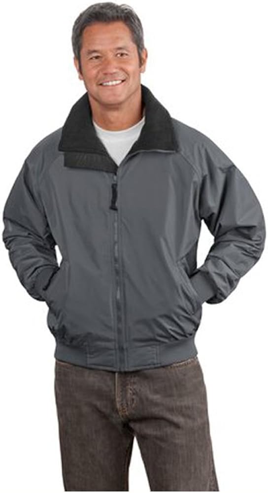 Port Authority Challenger Jacket (J754) Jacket,X-Large,Steel Grey/True Black