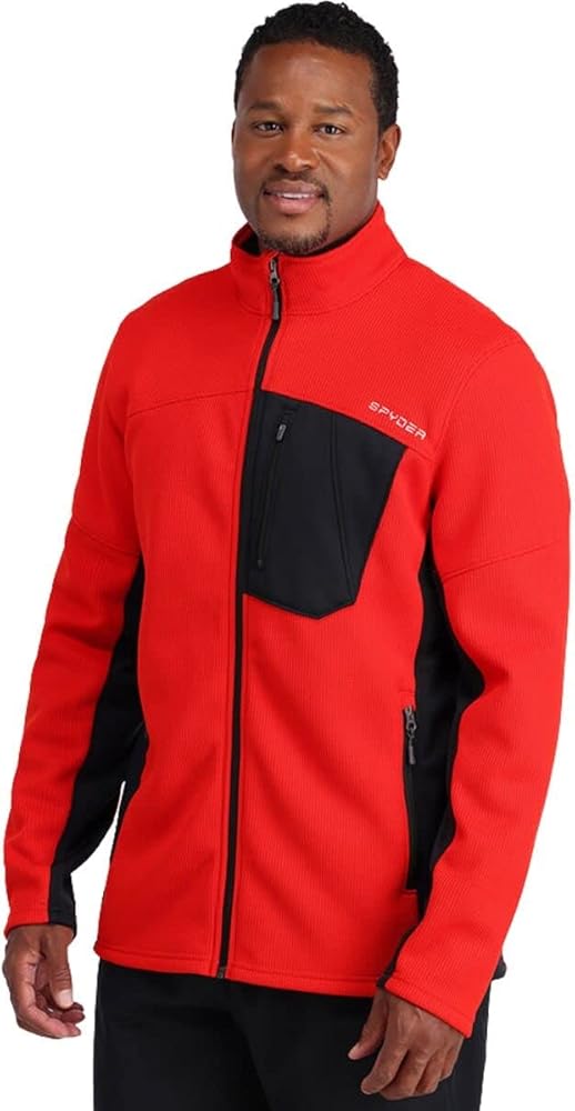 Spyder Men's Bandit Full Zip Mid-Layer Jacket