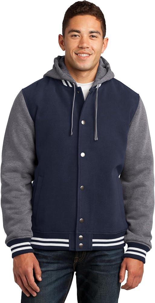 SPORT-TEK Men's Insulated Letterman Jacket