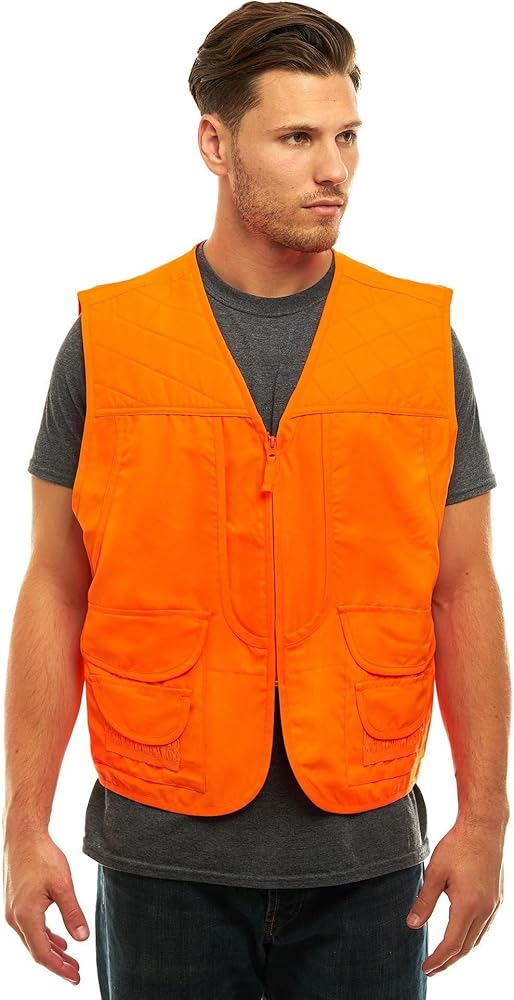 TrailCrest by Treel Men's Safety Front Loader High Visibility Vest