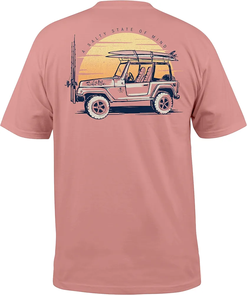 Salt Life Men's 4-Wheel Fishin' Short Sleeve Tee