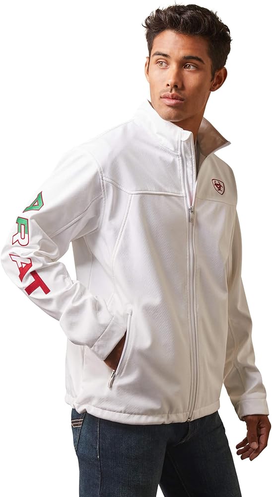 ARIAT Men's New Team Softshell Mexico Jacket