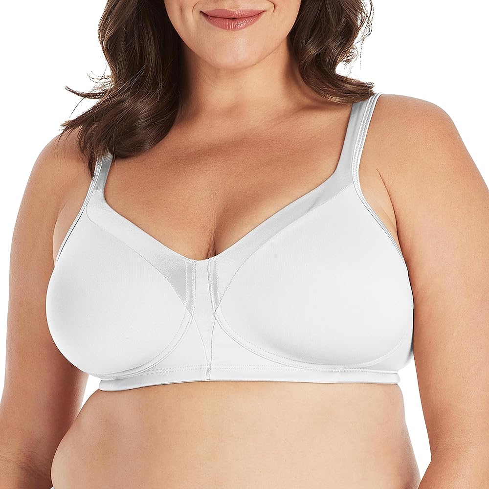 PLAYTEX Women's 18 Hour Silky Soft Smoothing Wireless, Full-Coverage T-Shirt Bra, Single Or 2-Pack