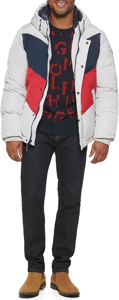 Tommy Hilfiger Men's Quilted Stand Collar Vest