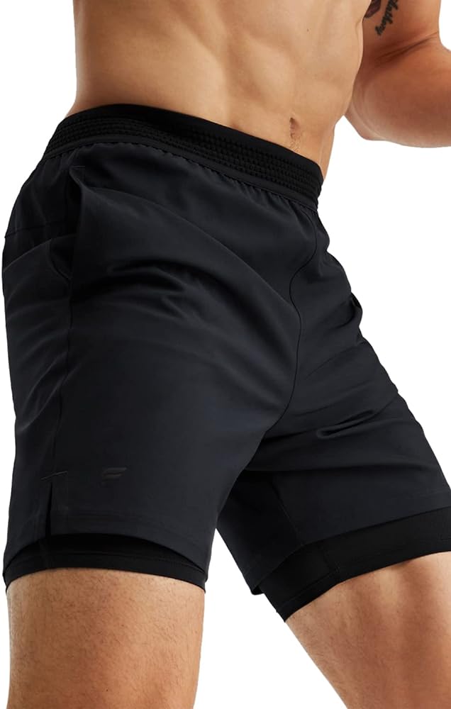 Fabletics Men's The Fundamental Short (Lined), Workout, Running, Training, Gym, Yoga, Ultra Lightweight, Athletic