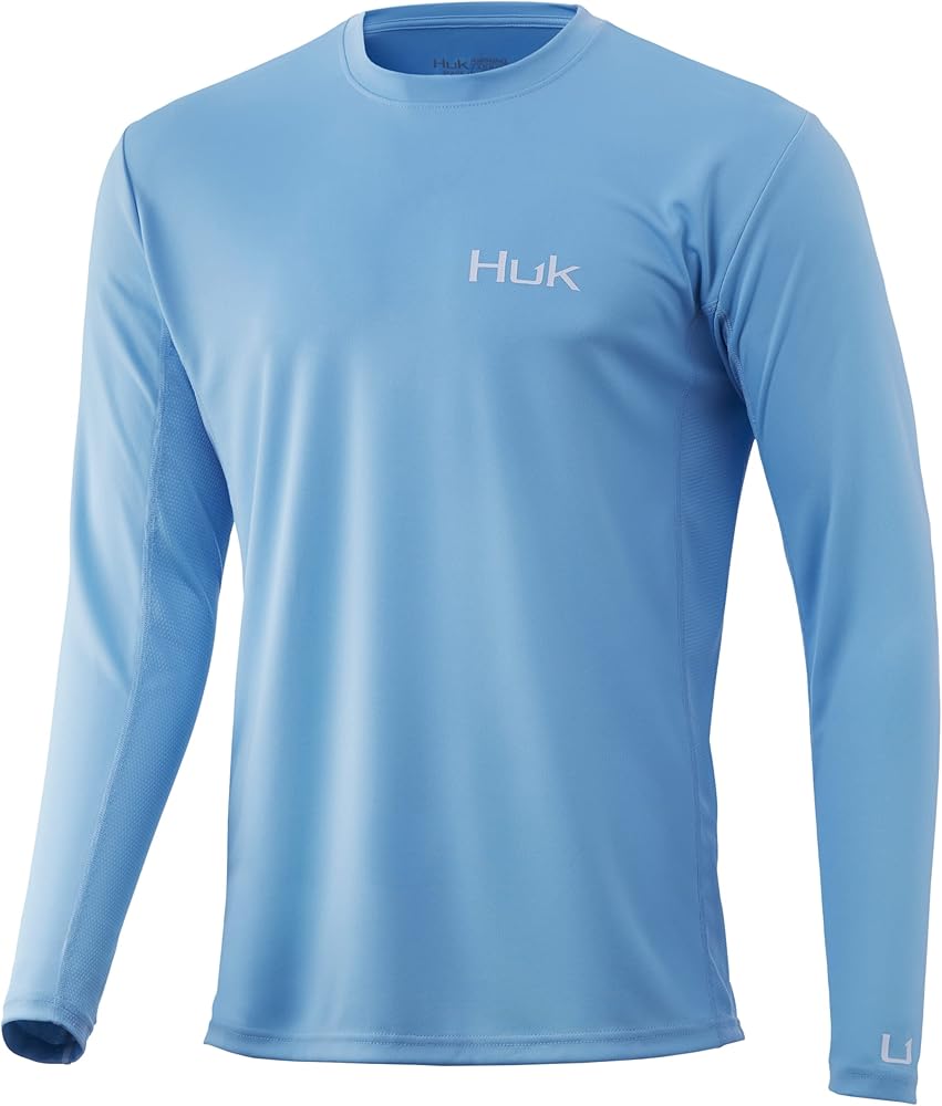 HUK Men's Icon X Long Sleeve Fishing Shirt with Sun Protection