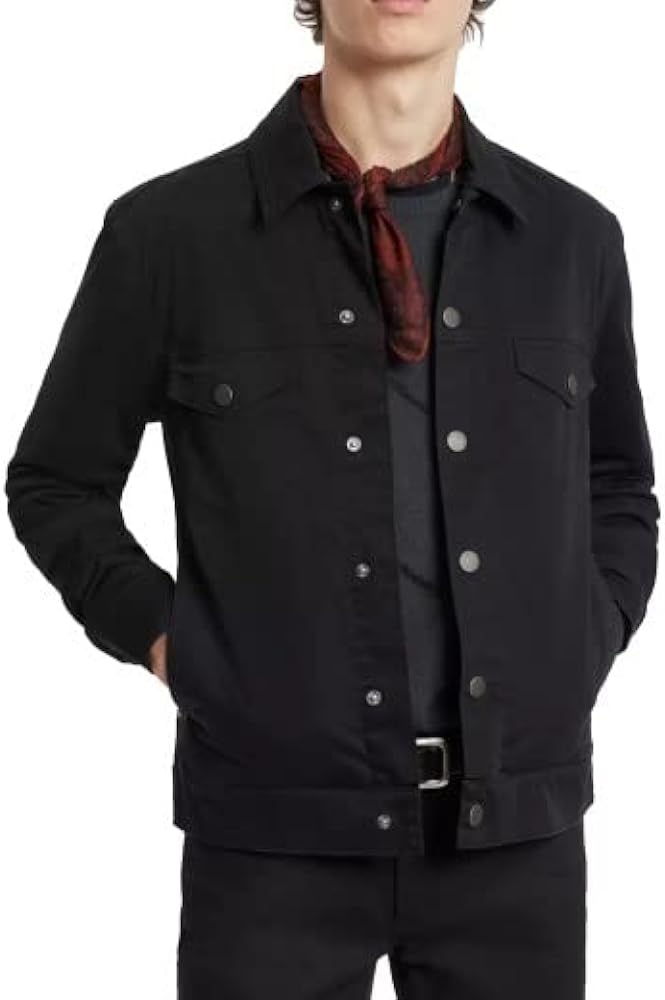 John Varvatos Men's Pete Trucker Jacket