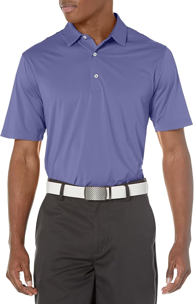 Greg Norman Men's Ml75 Stretch Sky Polo