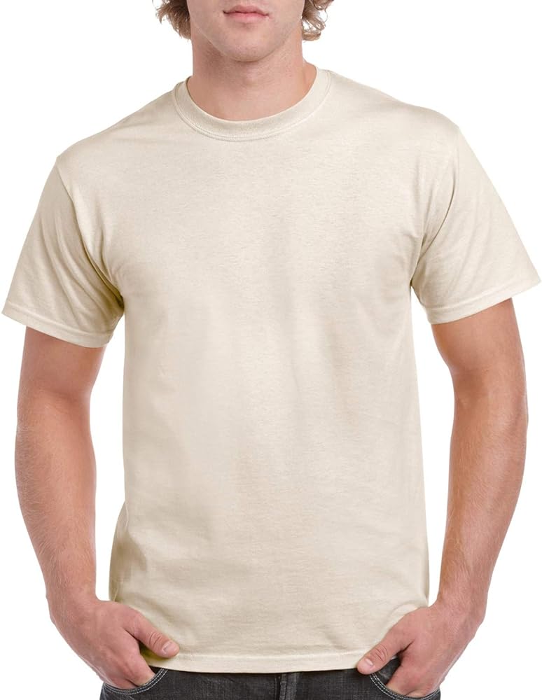 Gildan Men's Heavy Taped Neck Comfort Jersey T-Shirt