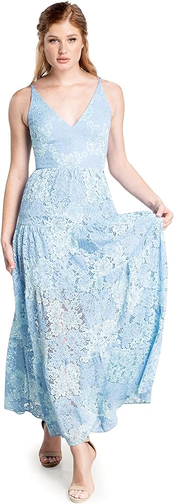 Dress the Population Women's Melina Bodycon Maxi Dress