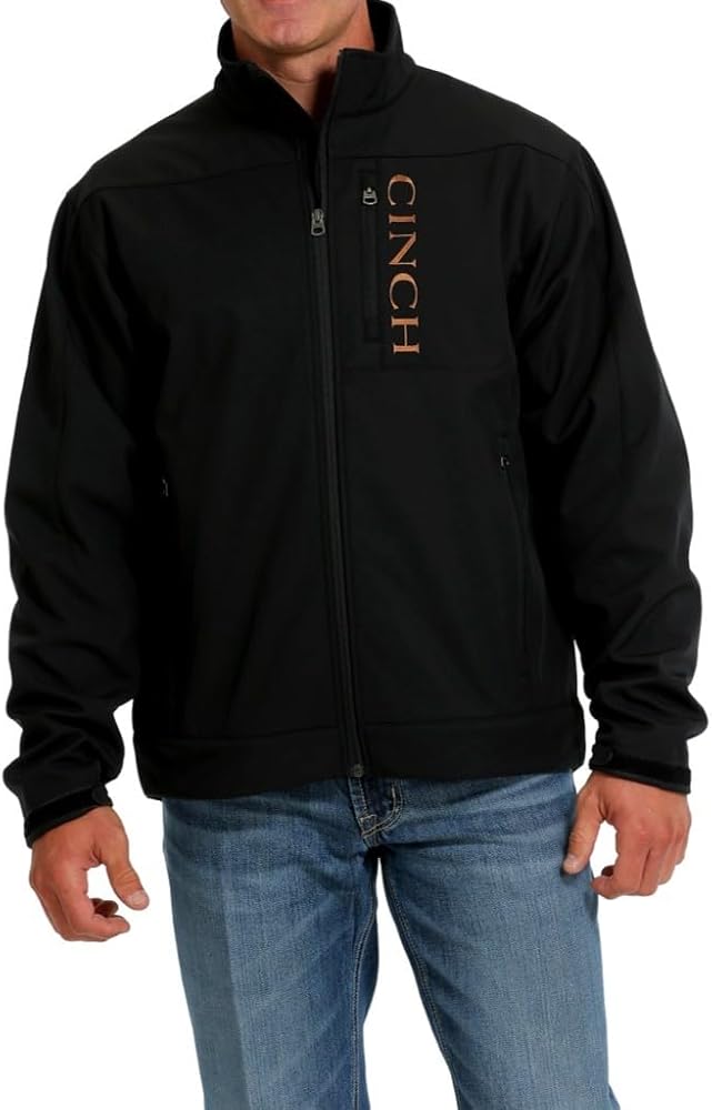 Cinch Men's Bonded Softshell Jacket Black X-Small US