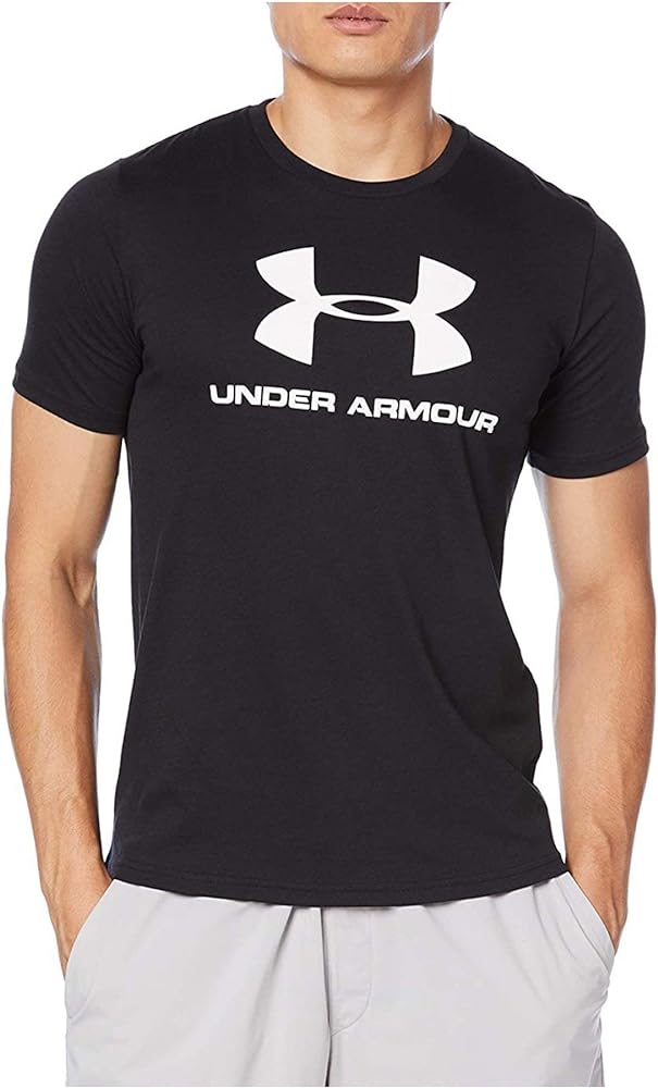 Under Armour Men's UA Sportstyle Logo Short Sleeve SM Black