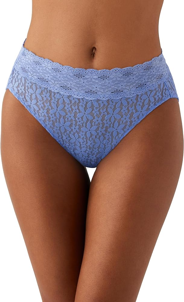 Wacoal Womens Halo Lace Hi Cut Brief Panty