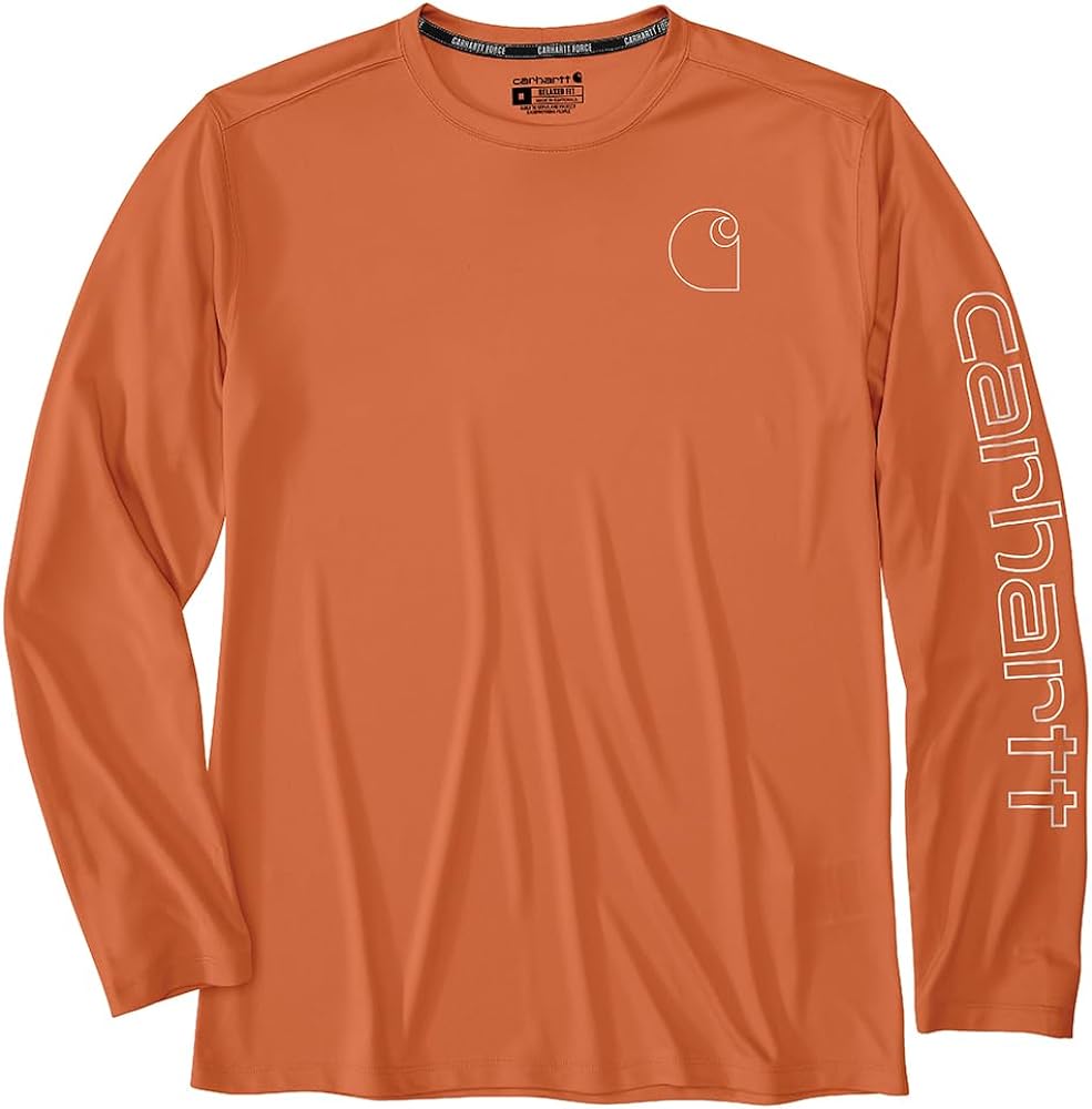 Carhartt Men's Force Sun Defender™ Lightweight Long-Sleeve Logo Graphic T-Shirt