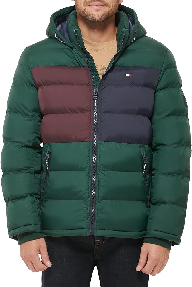 Tommy Hilfiger Men's Hooded Puffer Jacket