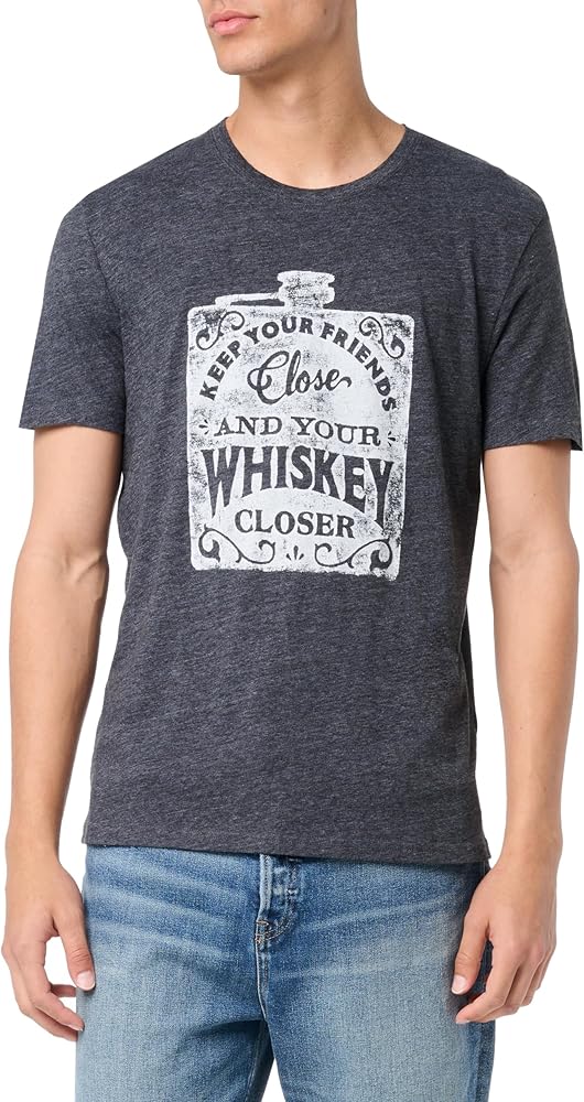 Lucky Brand Men's Keep Your Friends Close Whiskey Tee