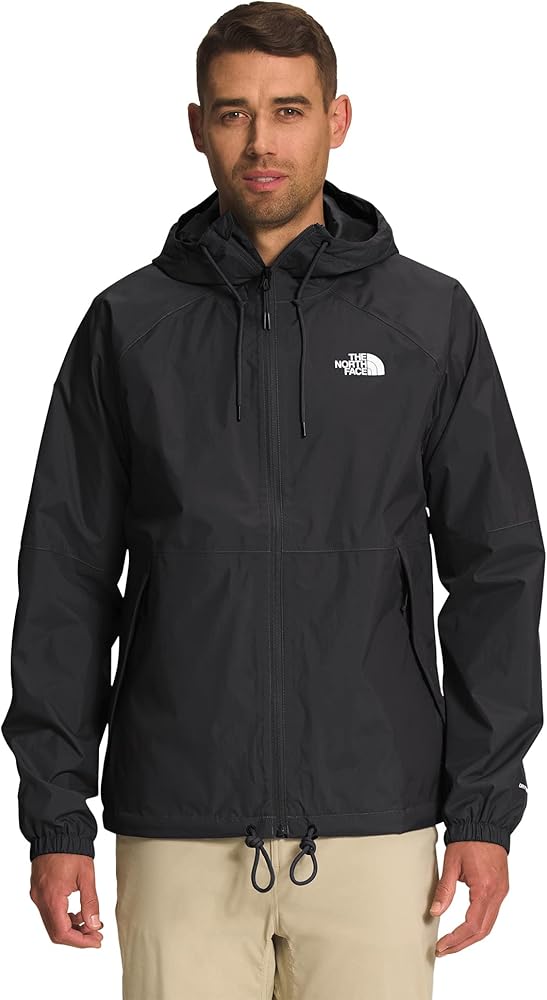 THE NORTH FACE Men's Antora Rain Hoodie (Big and Standard Size), TNF Black, Medium