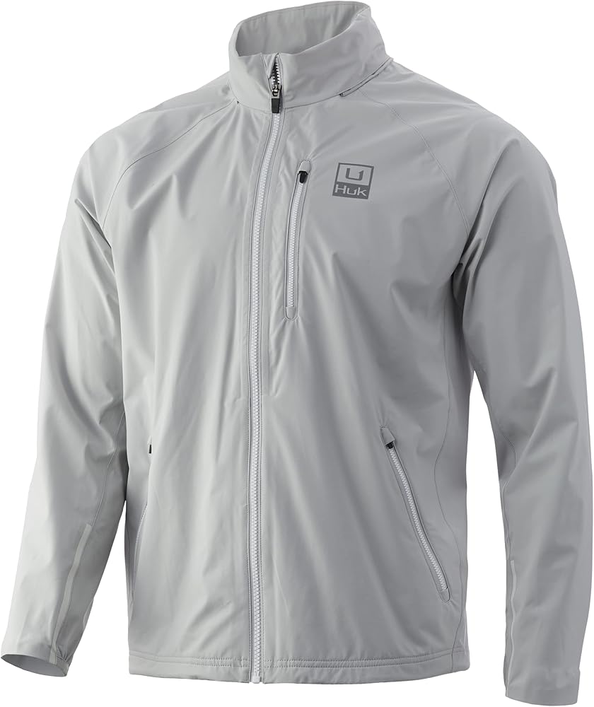 HUK Men's Pursuit Waterproof & Wind Resistant Zip Jacket