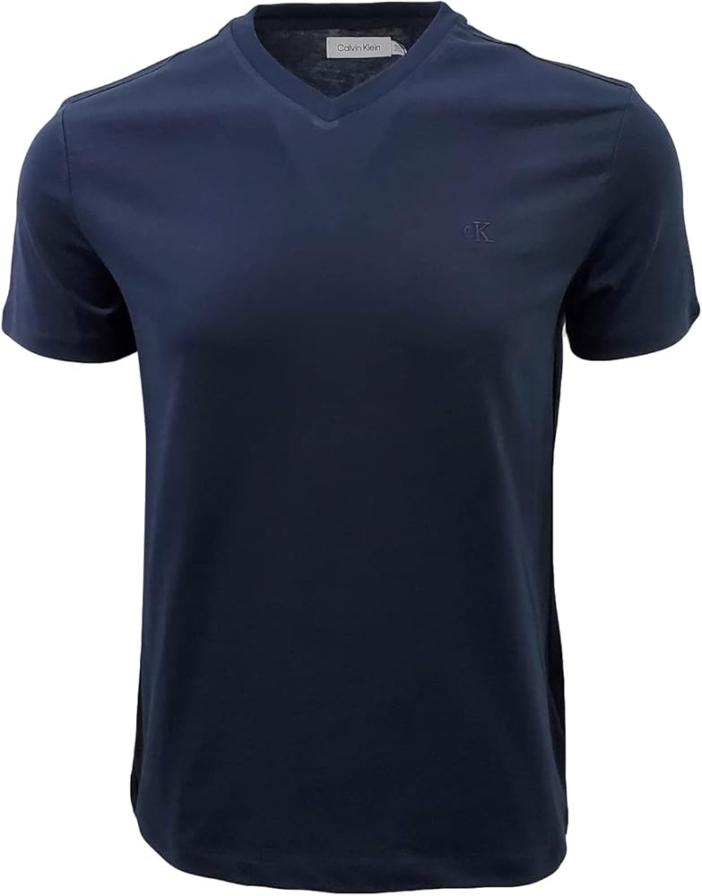 Calvin Klein Men's Smooth Cotton V-Neck T-Shirt