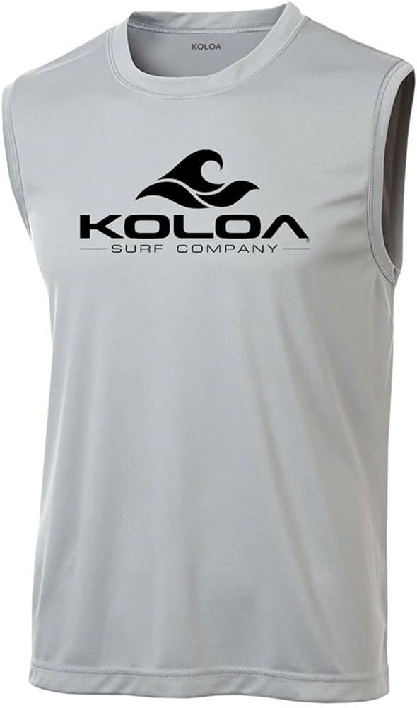 Koloa Surf Classic Wave Logo Moisture Wicking Sleeveless T-Shirts. Sizes: XS-4XL