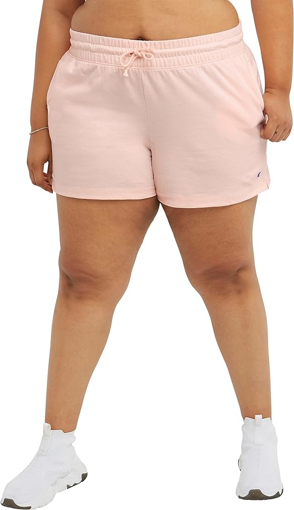 Champion Plus Size T-Shirt, Comfortable Shorts for Women, Moisture Wicking, 5"