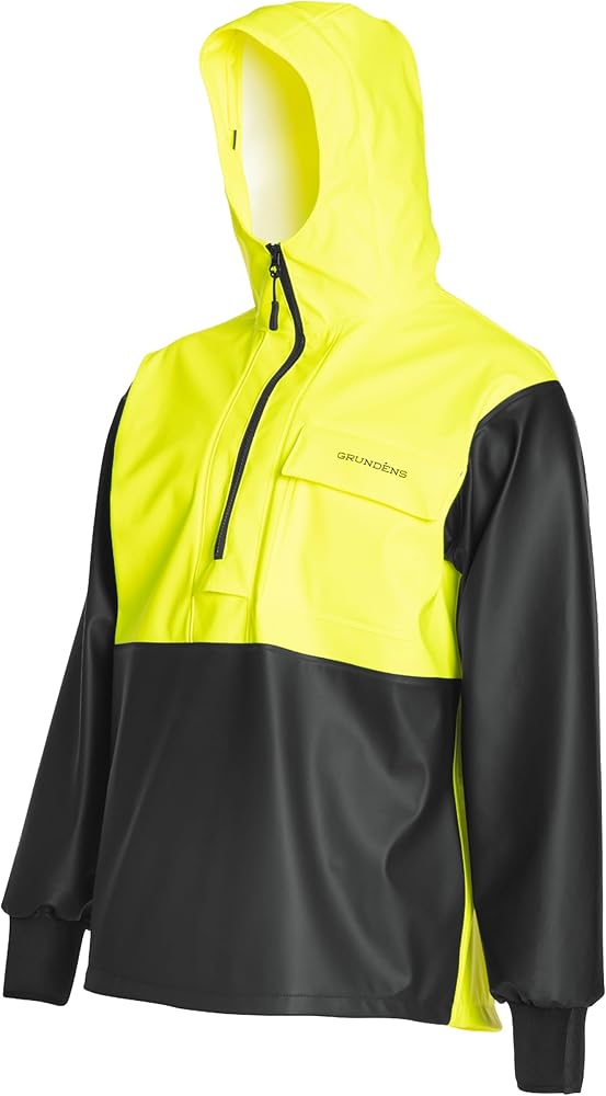 Grundens Men’s Neptune Commercial Fishing Pullover Anorak | Waterproof, Adjustable