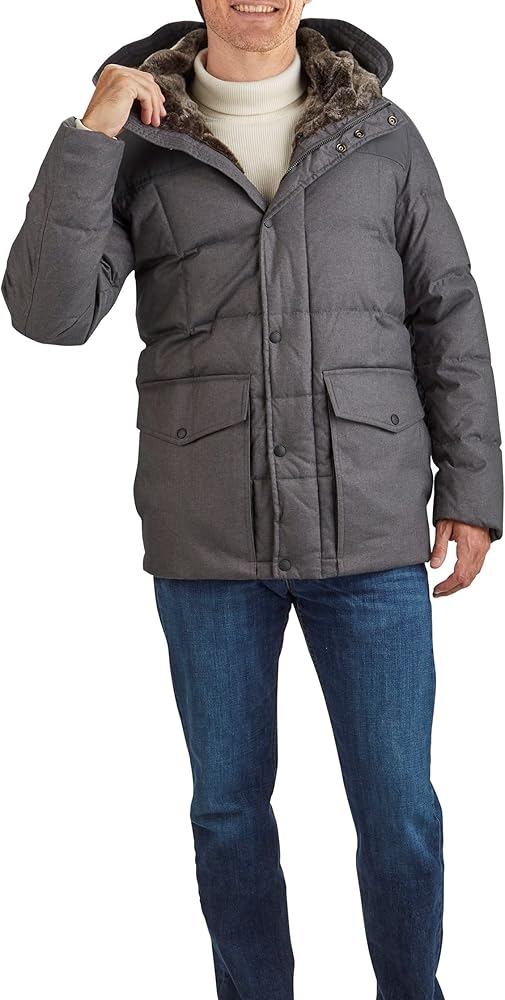 Cole Haan Men's Quilted Flannel Packable Down Parka