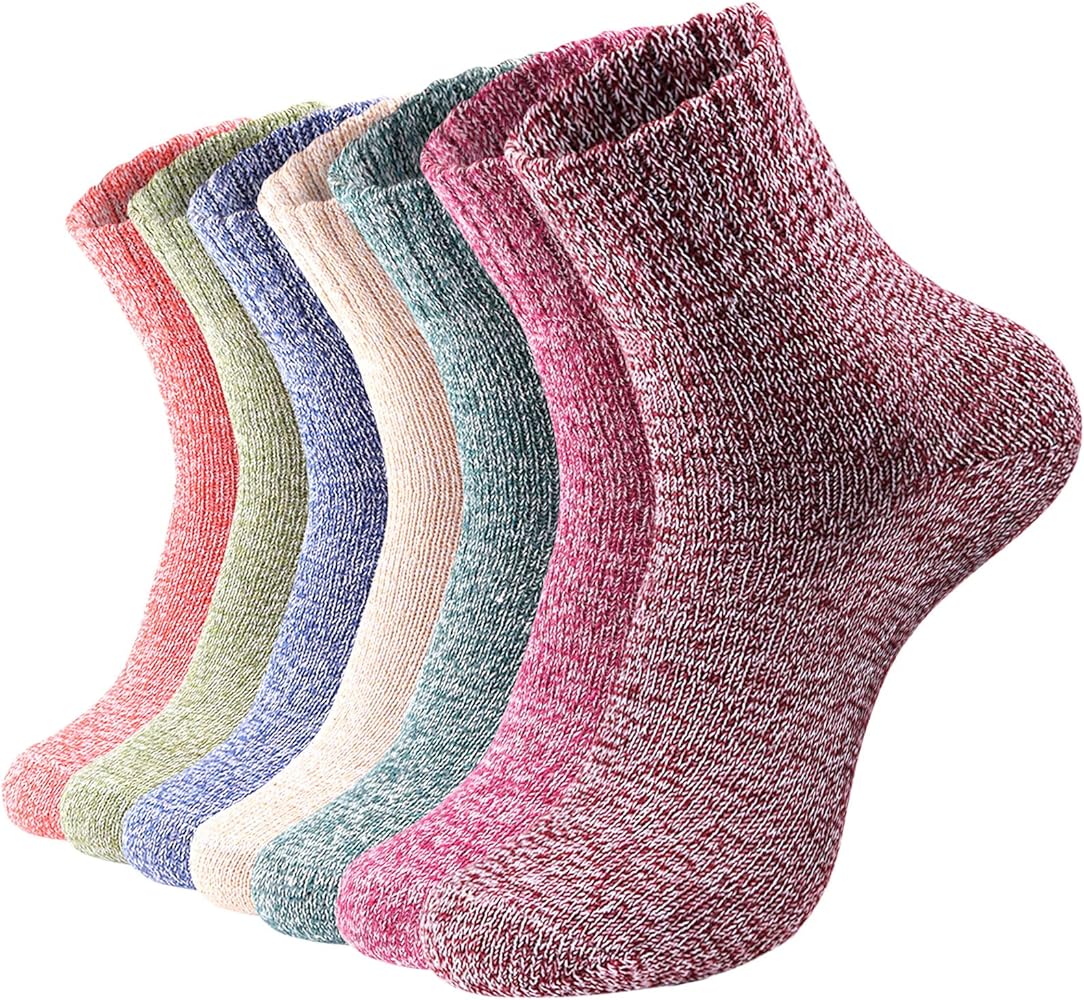 Wool Socks- Thick Soft Wool Socks for Women, Vintage Warm Womens Wool Socks, Winter Warm Boot Socks for Women Men