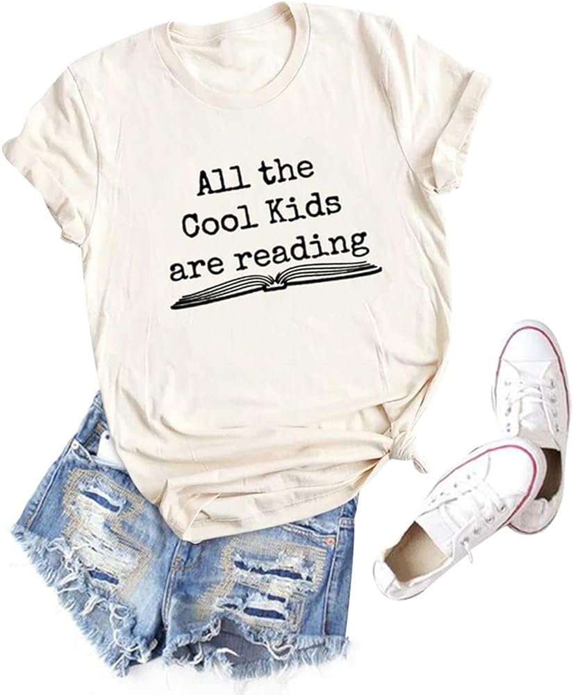 Teacher Shirts for Women Funny Cute Outfit Graphic Shirt Short Sleeve Casual Letter Printed Tee Tops