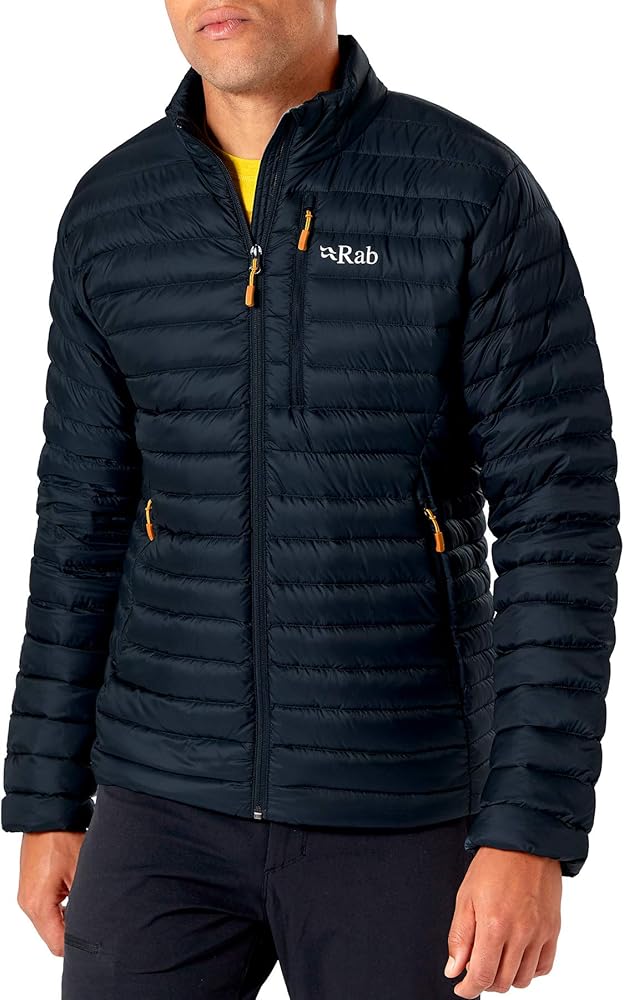 RAB Men's Microlight Down Jacket for Hiking, Climbing, and Skiing