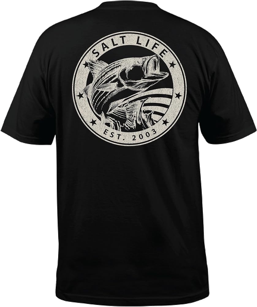 Salt Life Men's Striper Glory Short Sleeve Tee