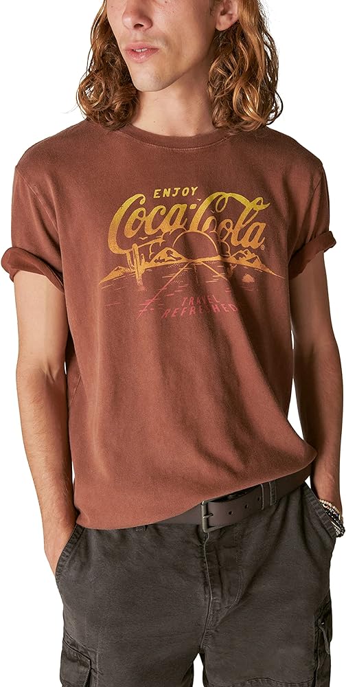 Lucky Brand Men's Coca Cola Road Tee