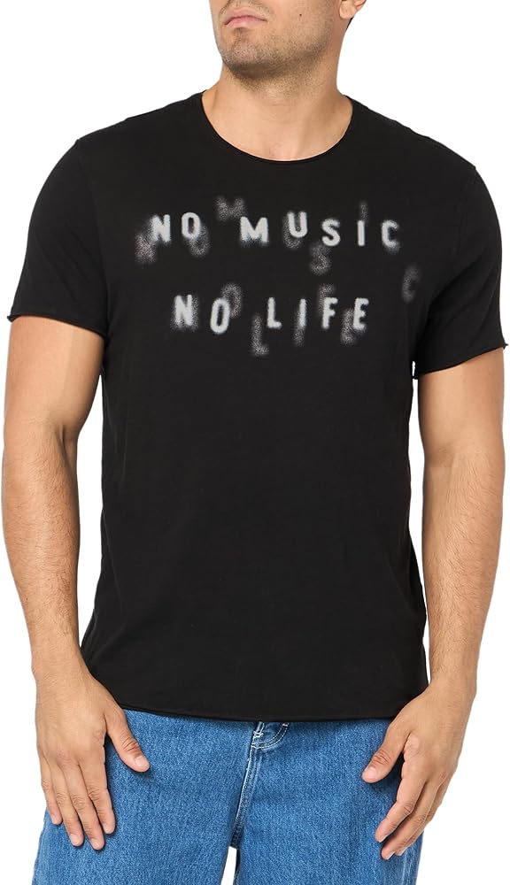 John Varvatos Men's No Music No Life Tee